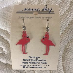 Pink Flamingo Earrings